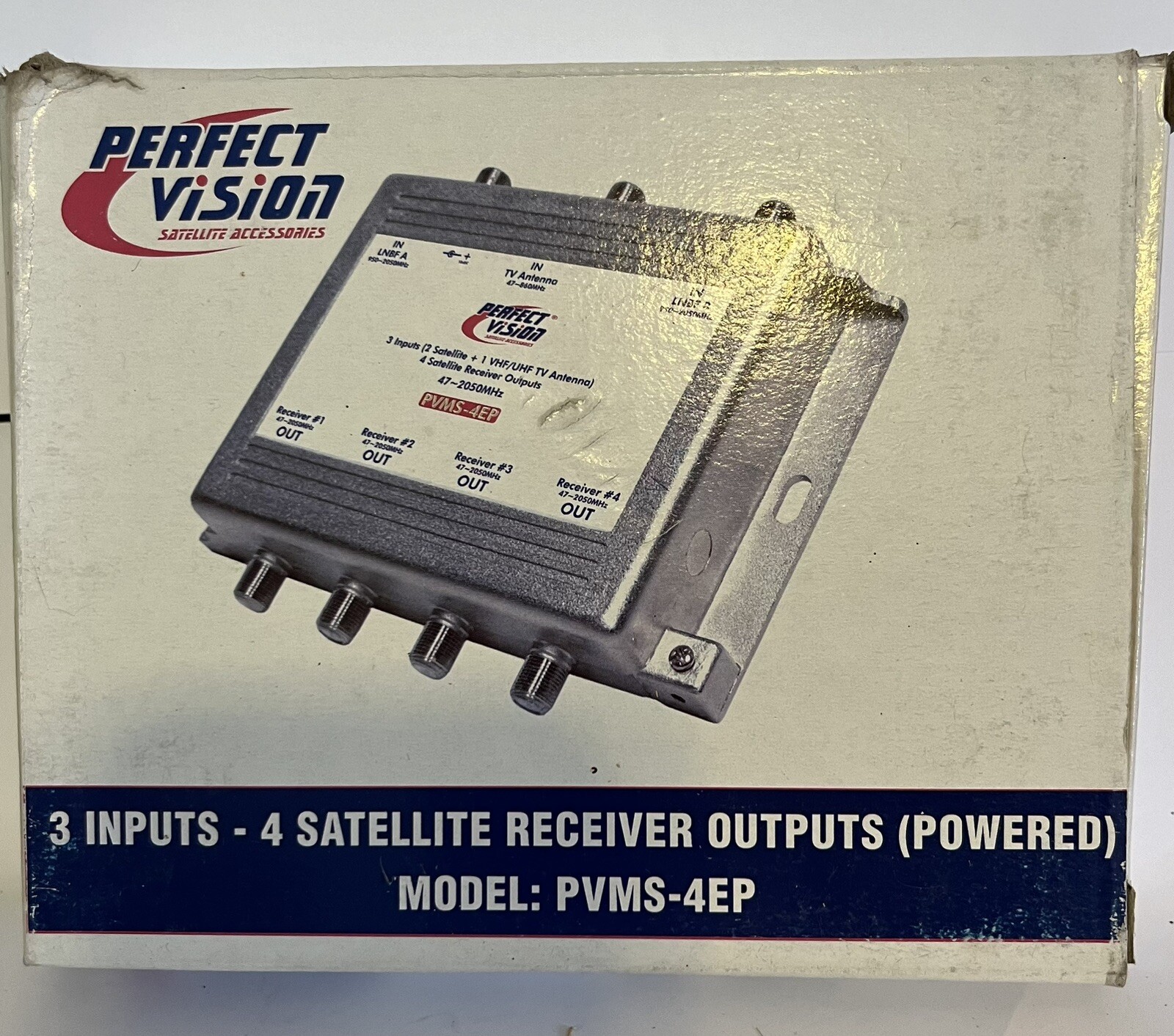 PVMS-4EP – PERFECT VISION – Multi Switch Satellite Receiver Splitter