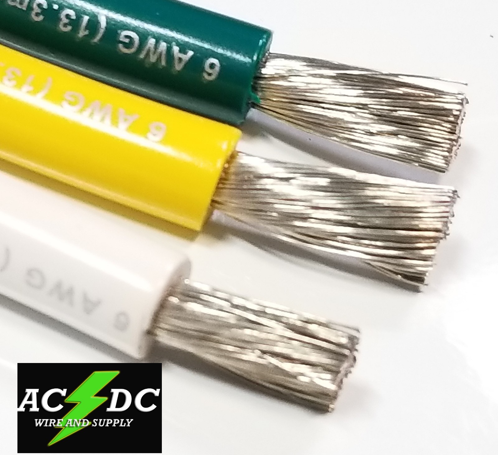 Battery Cable Marine Grade Tinned Copper 6, 4, 2 1 1/0 2/0 AWG PER Foot SGT