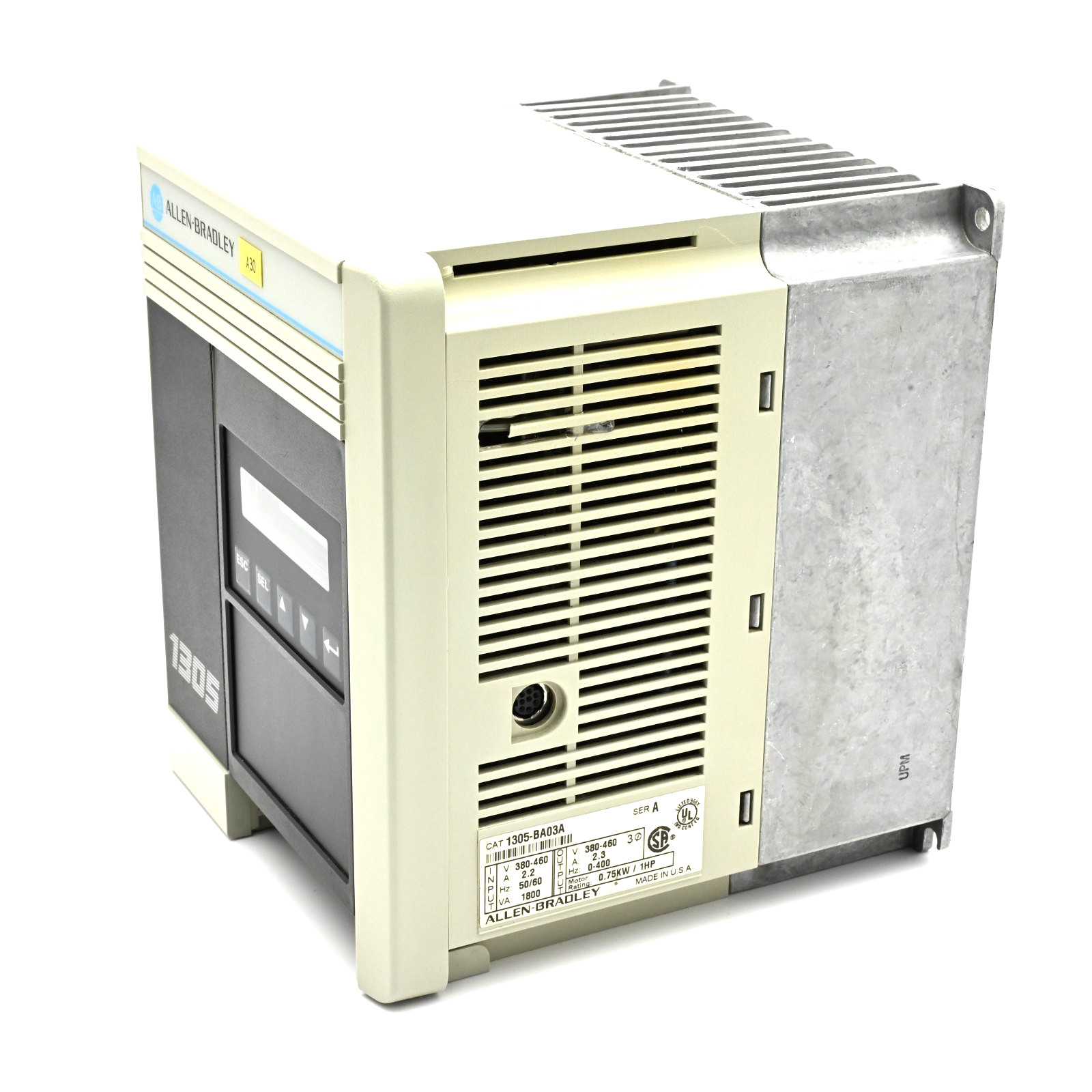 Allen Bradley 1305-BA03A /A AC Drive 380-460V 2.2A 50/60Hz 0.75KW / 1HP