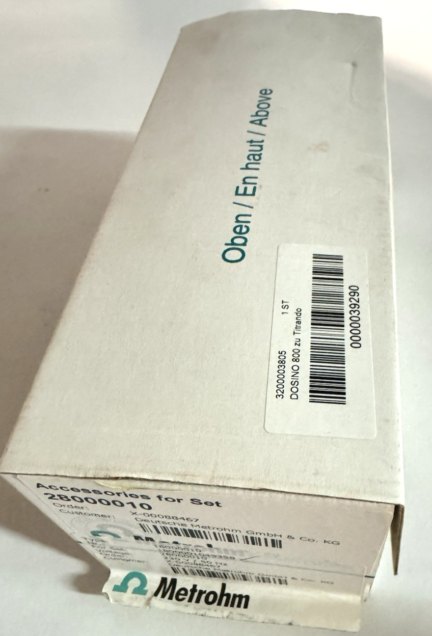 Metrohm 800 Dosino New Original Packaging Original Packaging