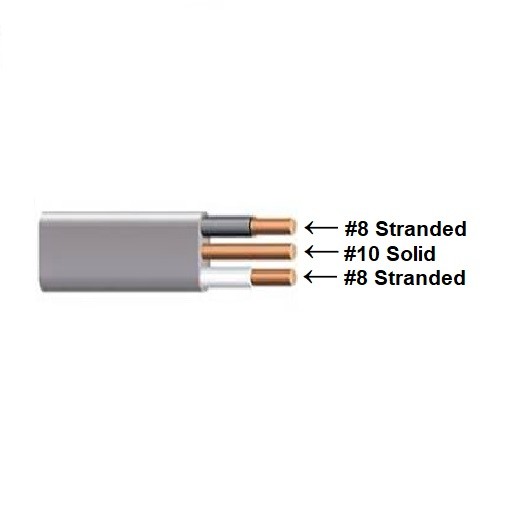 8/2 UF-B x 65′ Southwire Underground Feeder Cable