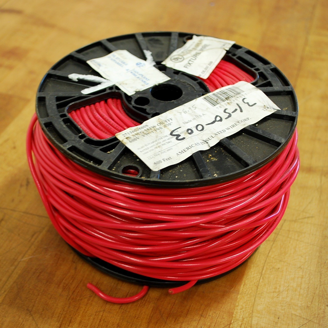 American 2713600500S, 16 AWG MTW or TFF 600V VW-1 INS .030″ Cooper Wire – NEW