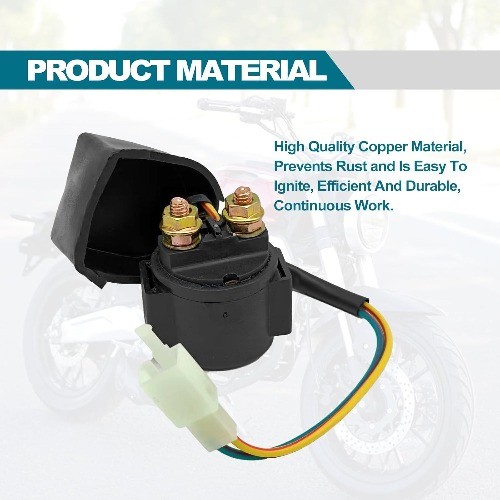 Solenoid Relay for 4-Stroke 50cc 110cc 125cc 150cc 200cc 250cc 90cc ATV Dirt Bik