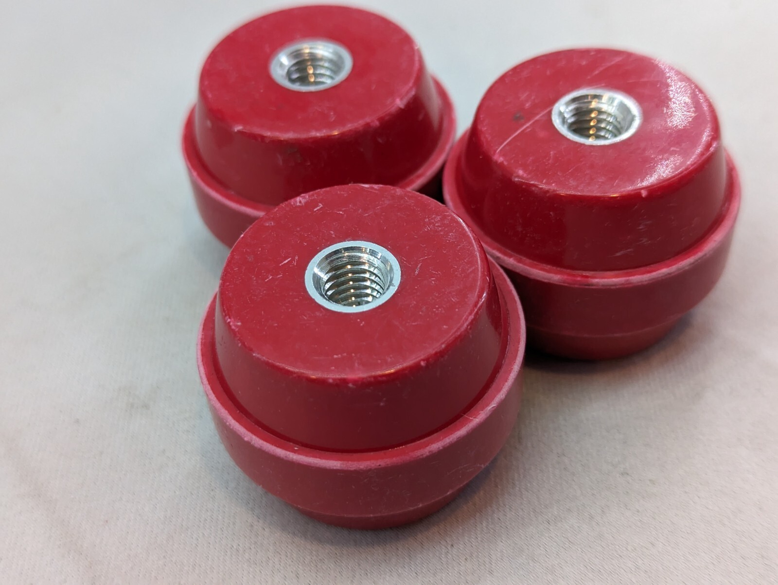 3 New MBI Mar-Bal Electrical High Voltage Standoff Insulator 1-3/8″ x 1-3/4″ T10
