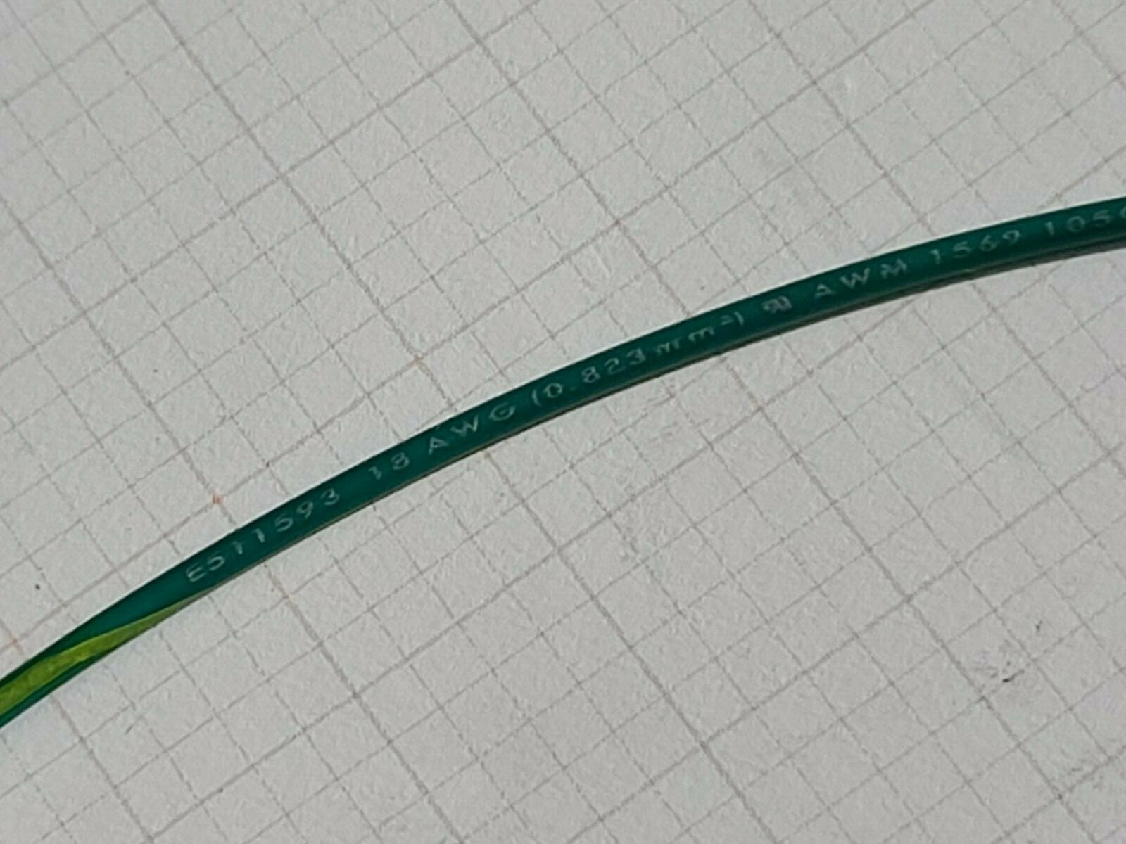 Sequel Wire #18awg Tinned Copper Hook-Up Wire UL1007/1569 Green/Yellow /100ft