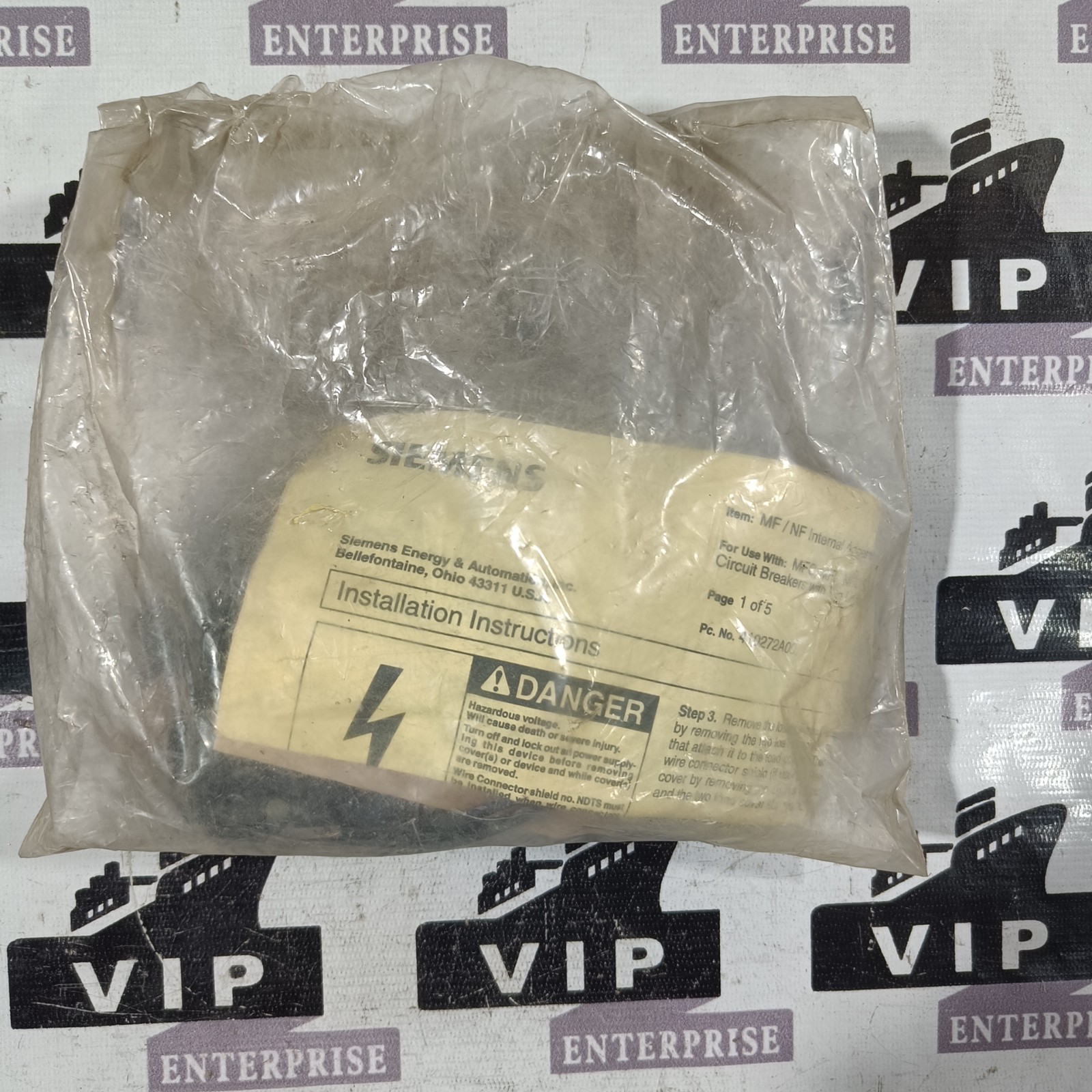 SIEMENS S03NF60 SHUNT TRIP UNIT FREE FAST SHIPPING