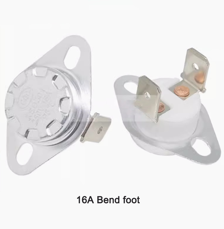 KSD301 302 Temperature Controller 16A 40-250°C Bent feet Normally Closed