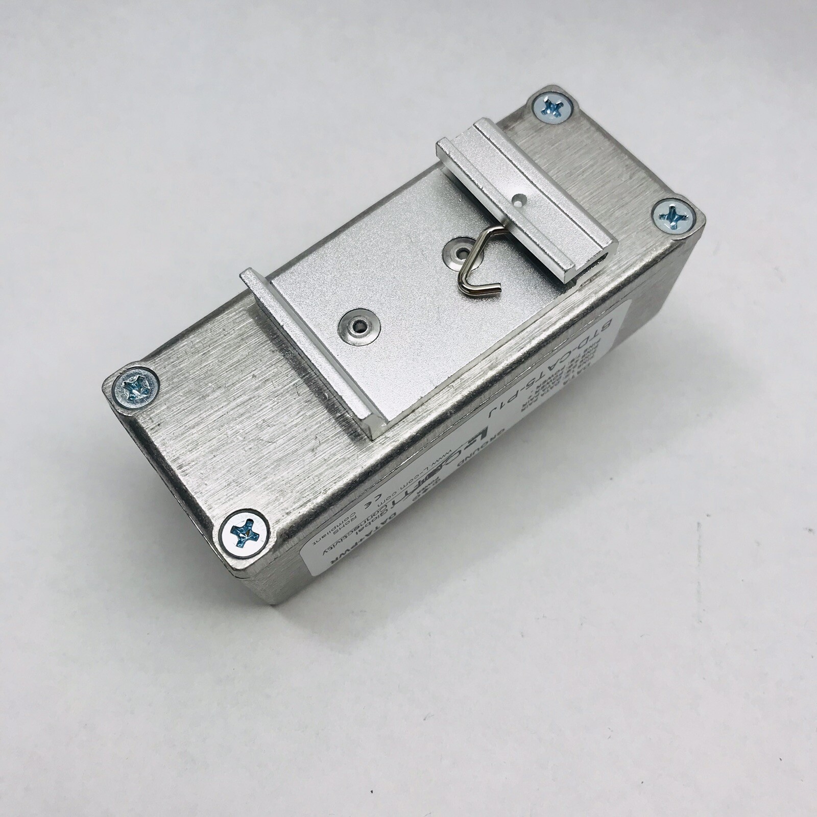 L-COM #BTD-CAT5-P1J SINGLE PORT DIN MNT:CAT5 PASSIVE POE
