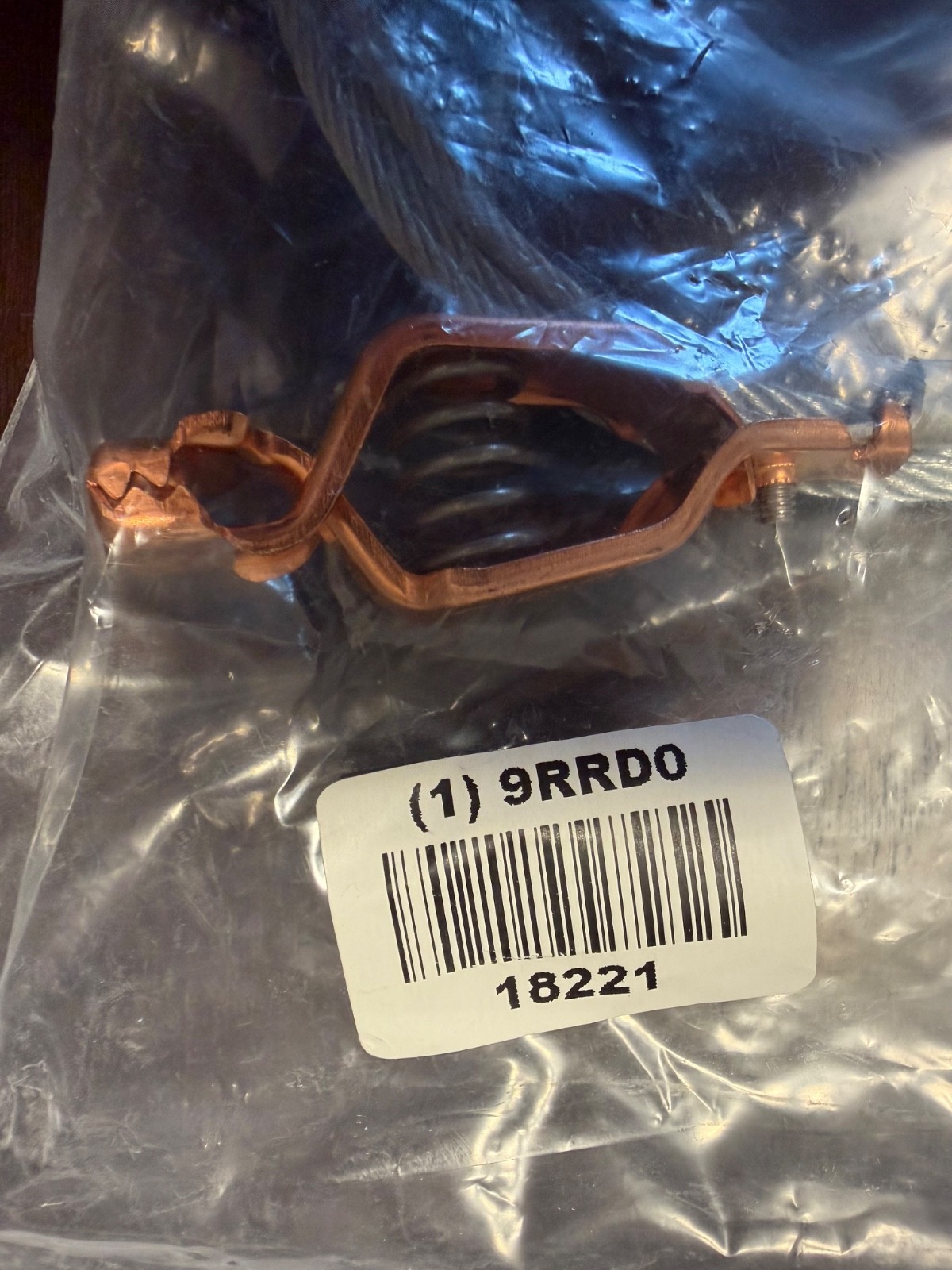 Grainger Approved 9RRD0 5ft Bonding and Grounding Wire 5/8″ Alligator Clips