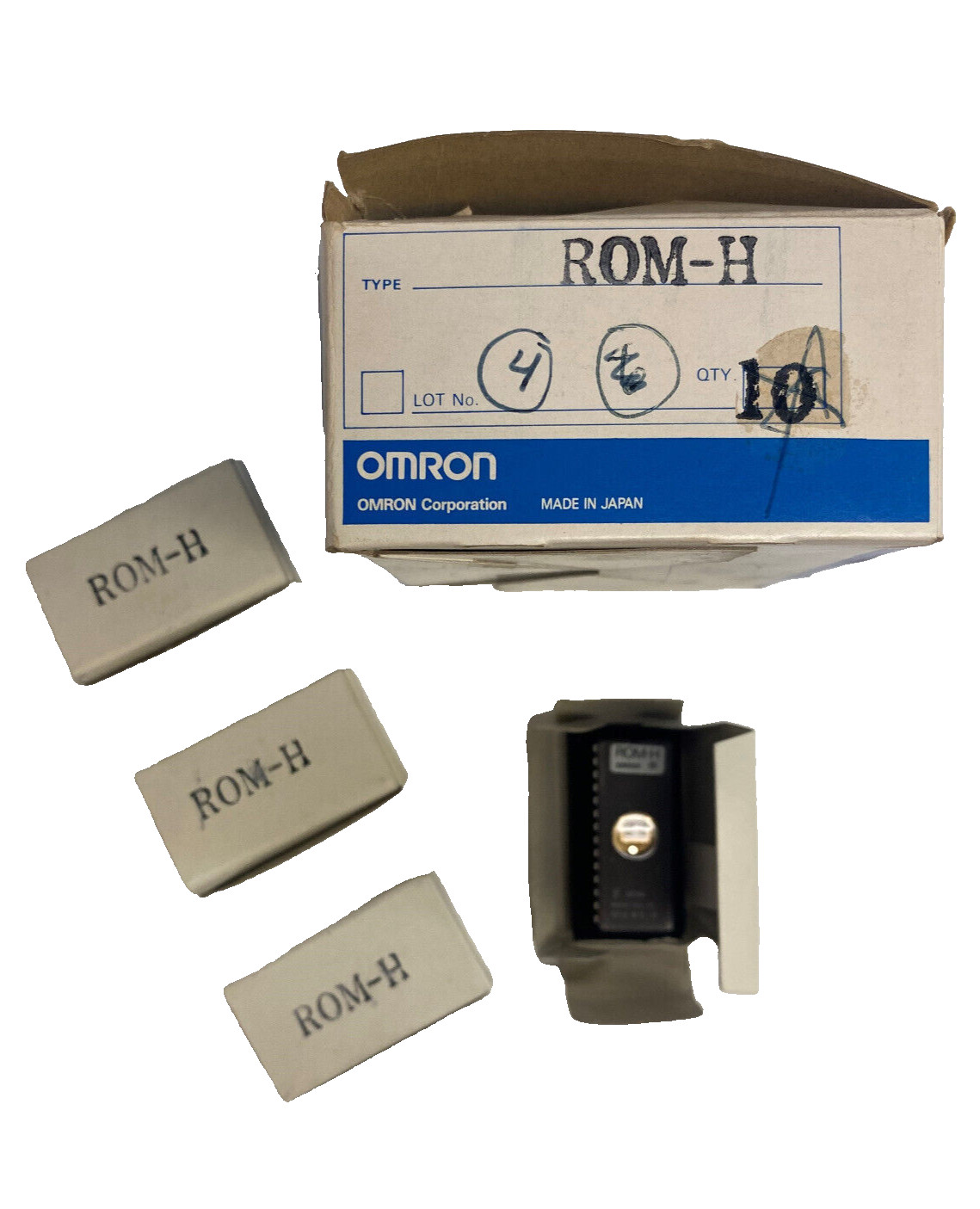 OMRON ROM-H MBM2764-25 NEW OLD STOCK BOX OF 4