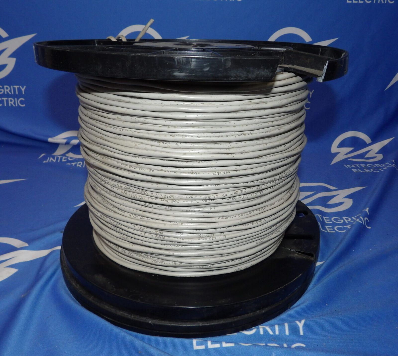 NOS Spool of APPROX. 1000FT Quabbin LL51726 Shielded 2 Conductor 24AWG Cable