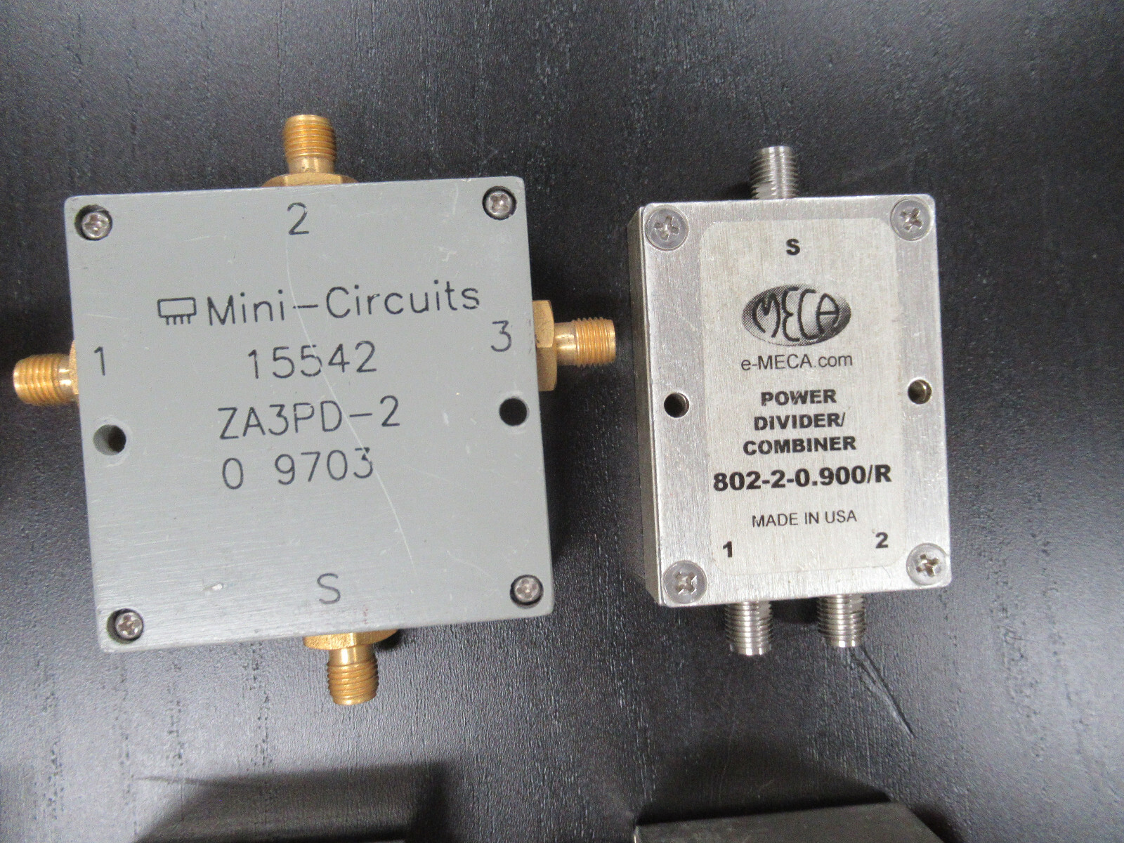 RF MICROWAVE SPLITTER CIRCULATOR ETC LOT FREQUENCY AS PICTURED &R9-A-35