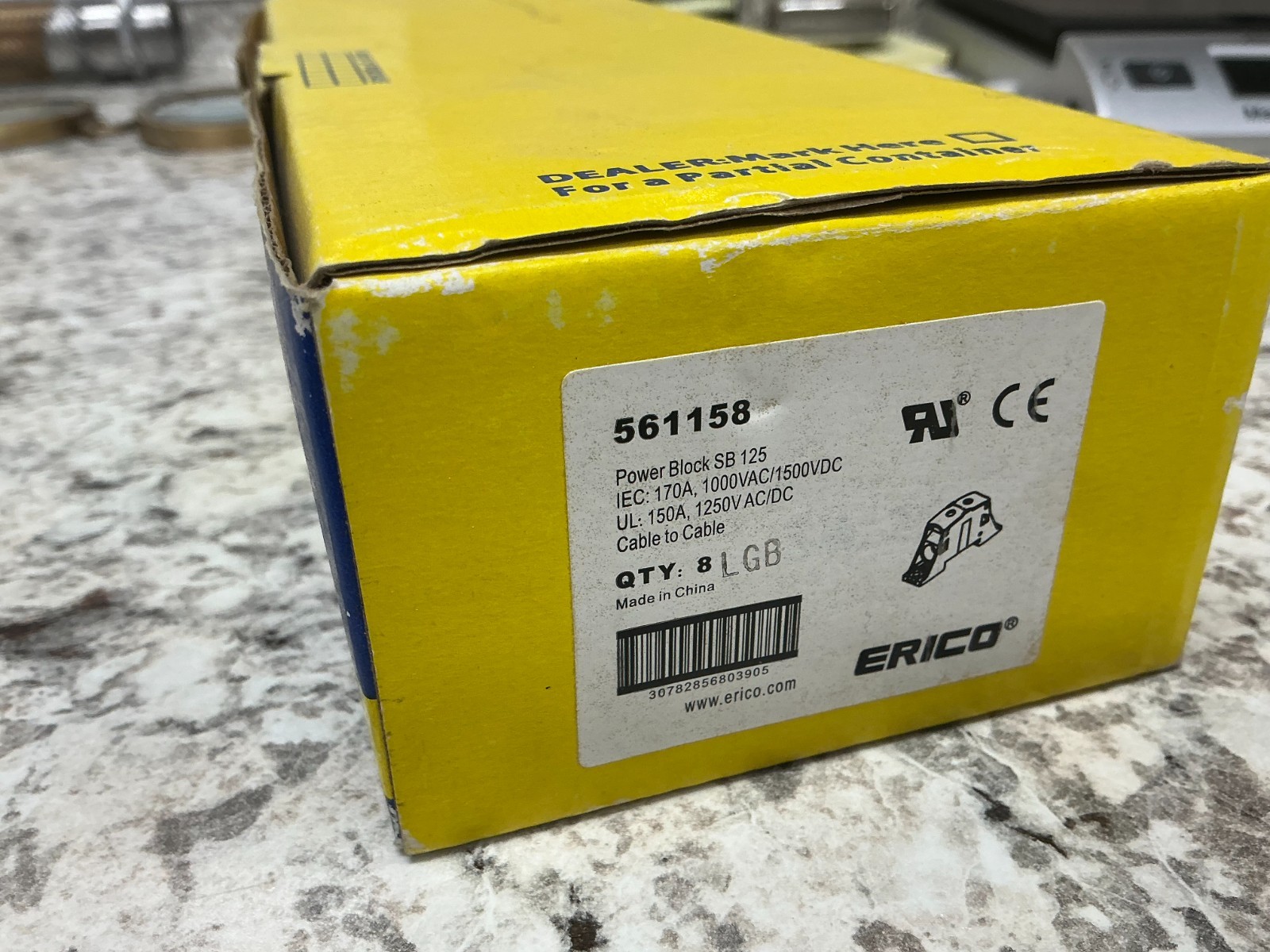 *FREE SHIPPING* Eriflex Erico 561158 Splice Block 150A SB125