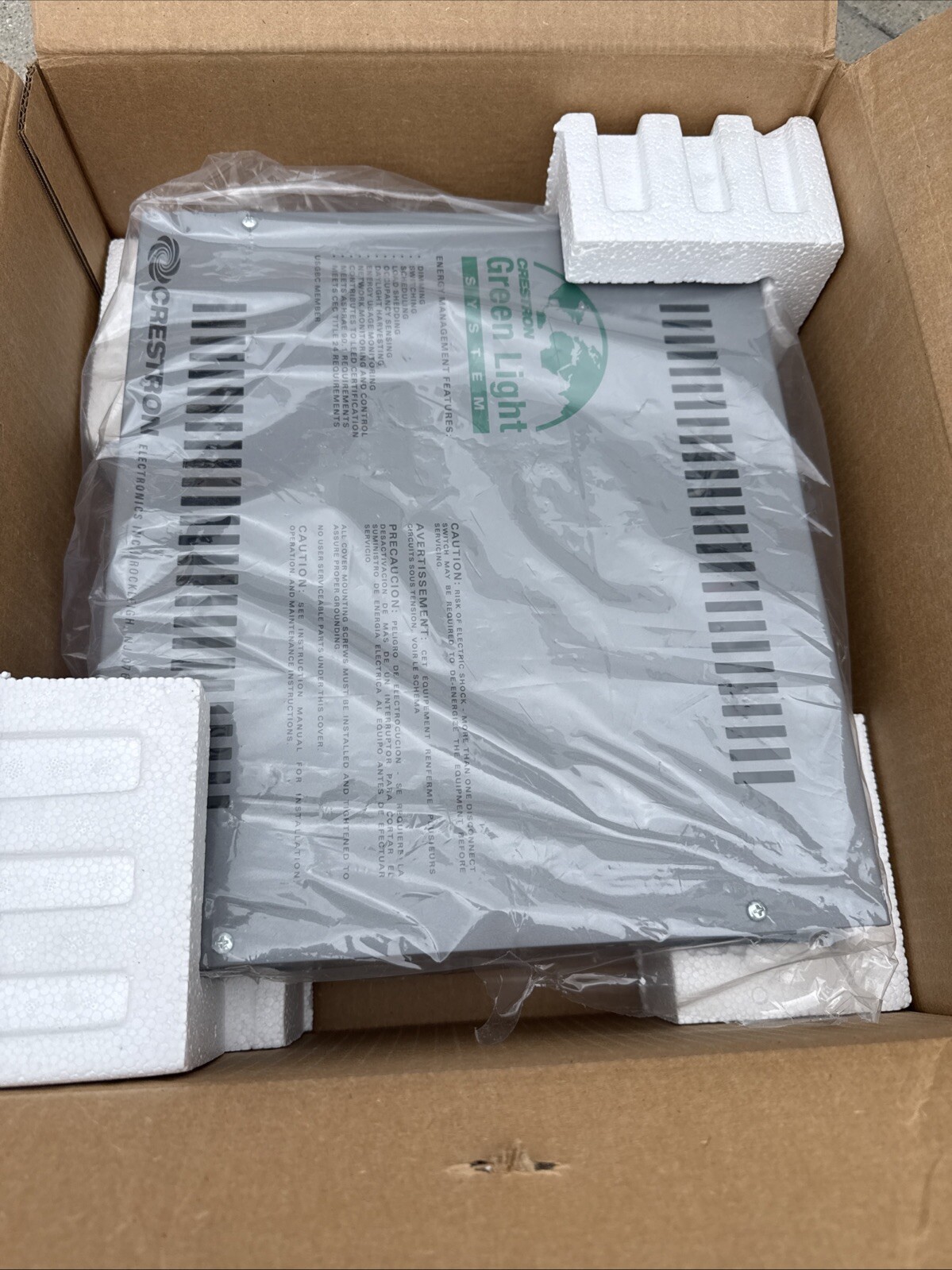 Crestron GLNET-CN Lighting Control Processor Panel 6509679 w/ DIN-AP3