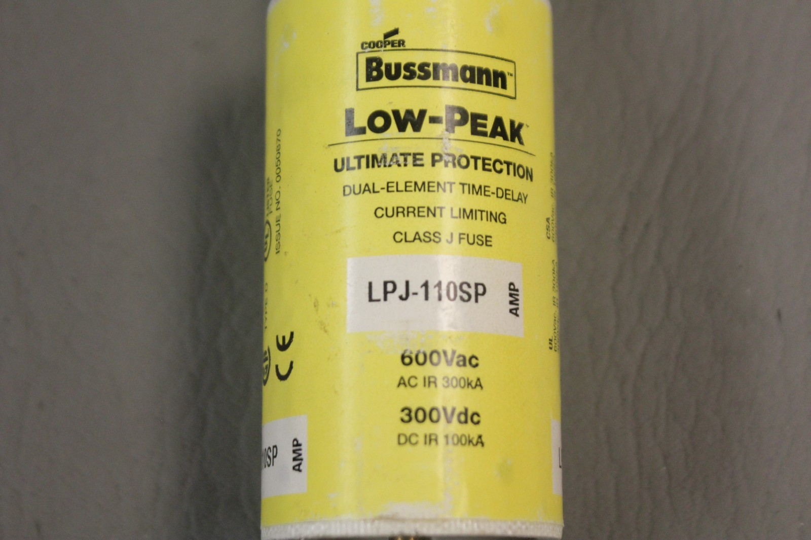 BUSSMANN LPJ-110SP LOW PEAK CURRENT LIMITING FUSE