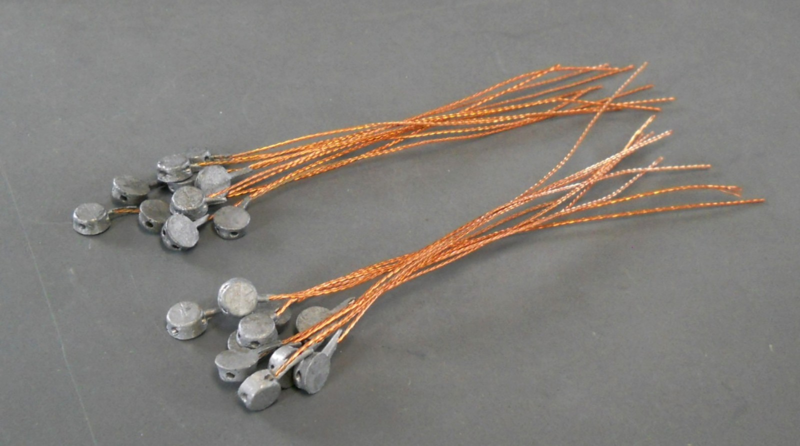 20 LEAD & COPPER WIRE TAMPER PROOF SECURITY CRIMP SEALS MILITARY 6 INCH
