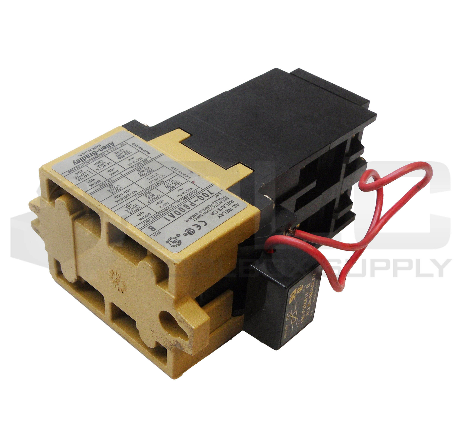 ALLEN BRADLEY 700-P800A1 /B AC RELAY W/ 199-FSMA10 /B SURGE SUPPRESSOR W/ PA236