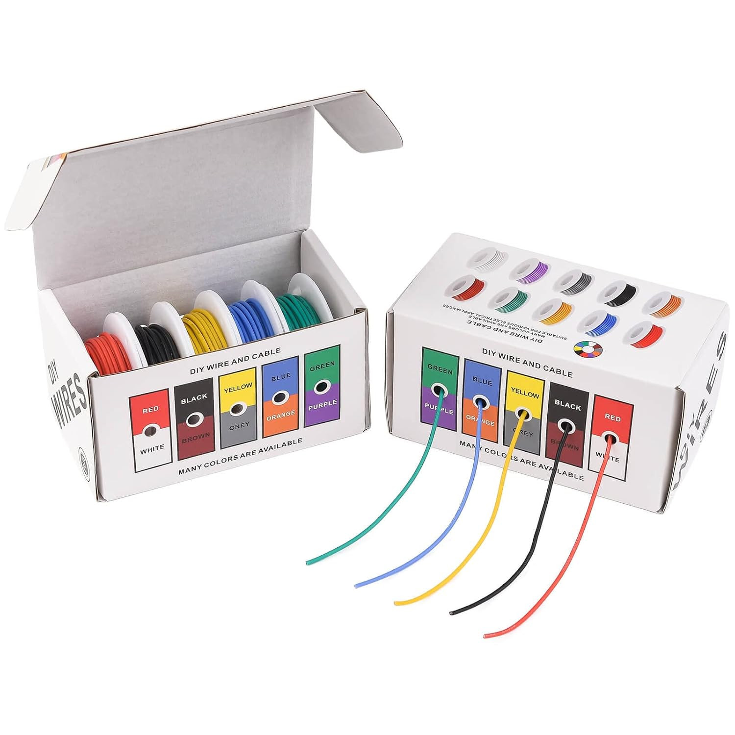20AWG Electric Wire Flexible Silicone Wires 20 Gauge Stranded Tinned Copper Wire