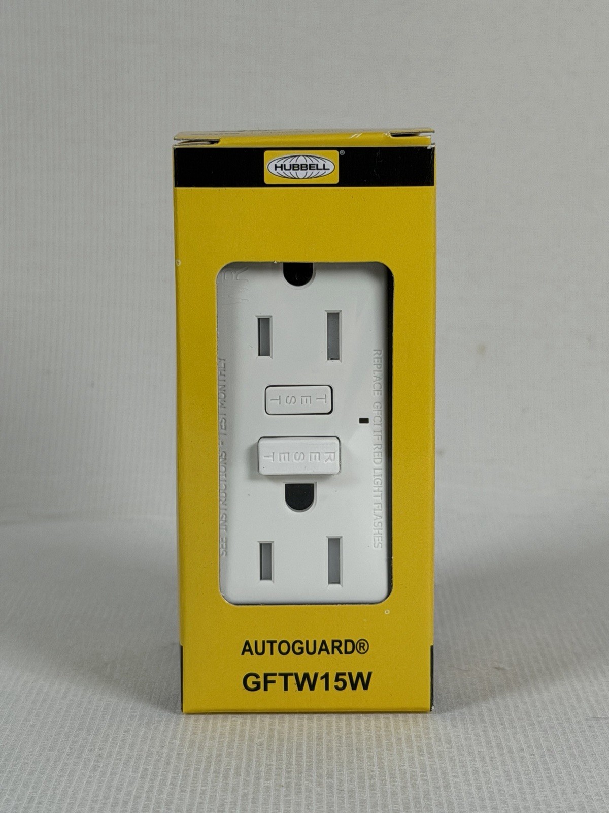Hubbell GFTW15W Bryant Electric Gfci Receptacle