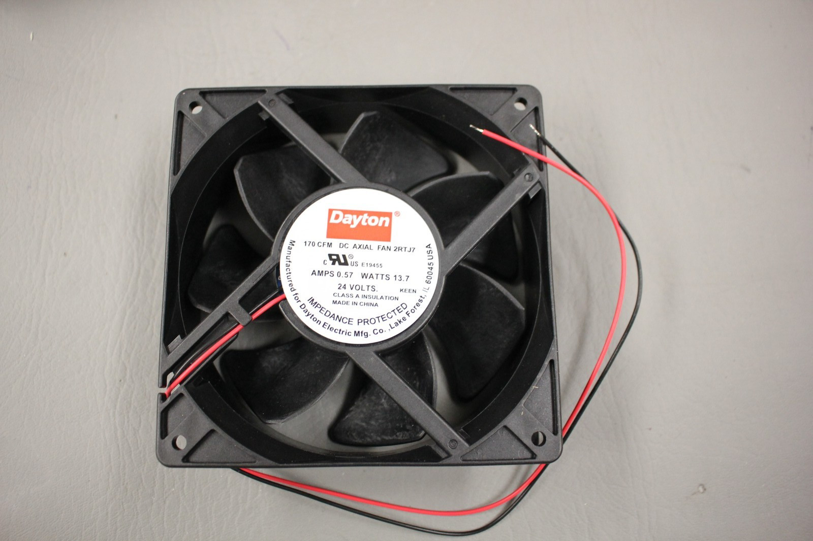 NEW IN BOX DAYTON DC AXIAL FAN 2RTJ7