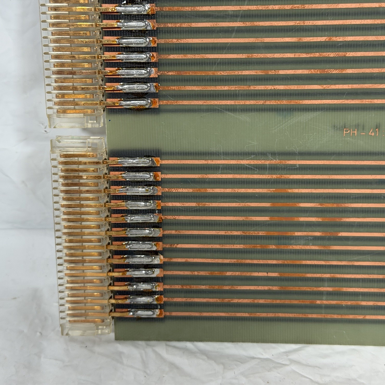 Vintage FUBA PH-41: 6 A 51 Connector Board, Industrial Gold Plated Bus Bar 1011