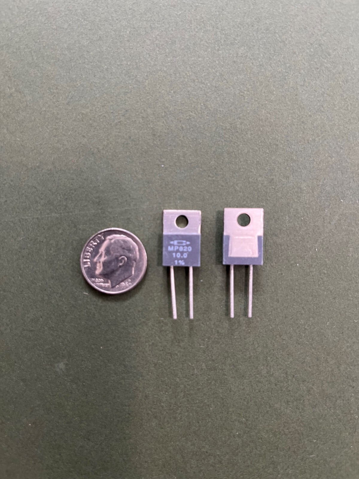 CADDOCK MP820-10.0-1% Thick Film 10 Ohm Resistor, 20W, +/- 1, 300V Max. LOT 425