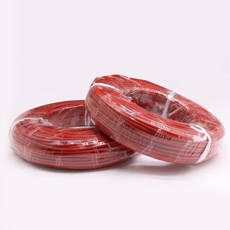 PT100 Thermocouple Compensation Silicone Wire 3*7*0.2mm PTFE Shielded Cable 200℃