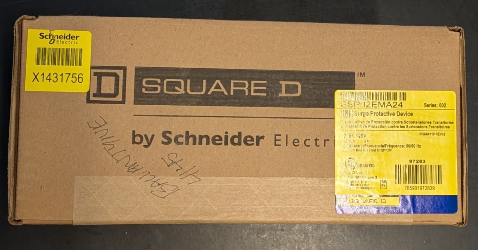 NEW Square D Schneider Electric SSP04EMA24 Surge Protection Surgelogic 208Y120V