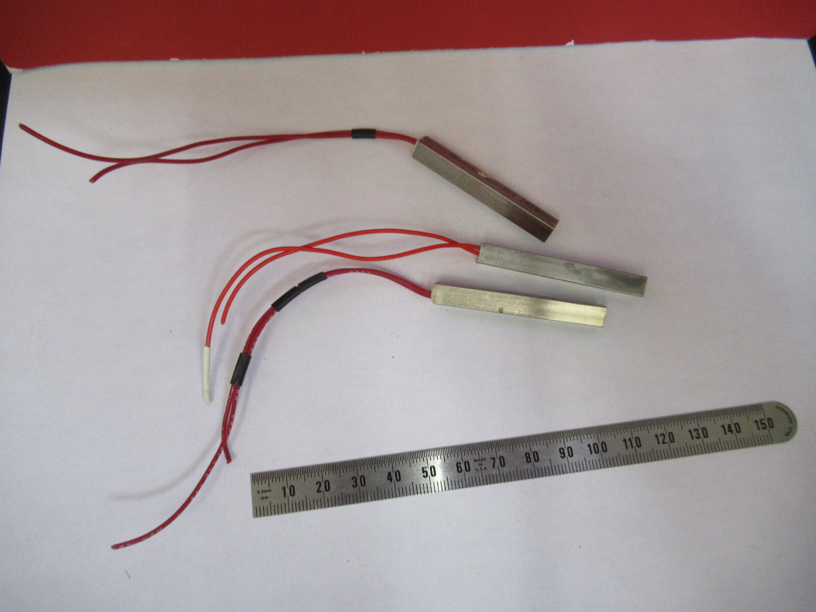 LOT HIGH VACUUM CARTRIDGE HEATERS 40W 28V AS PICTURED X3-B-43