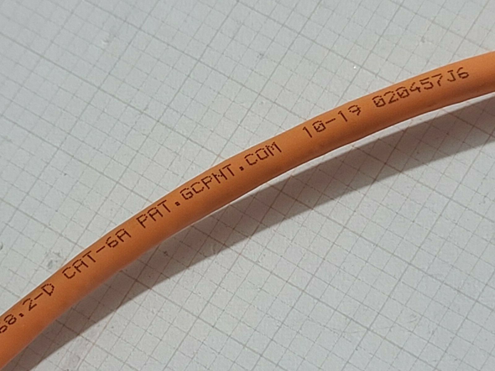 General Cable 7141826 23/4P GenSPEED 10 UTP Cat6A 10GX 10G Plenum Orange /50ft