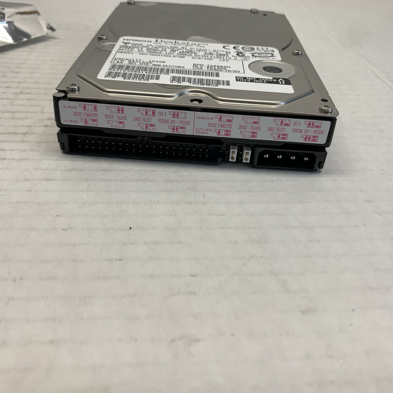 Hitachi Deskstar 164GB 7200RPM 0A31635