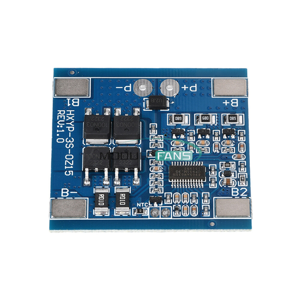 3S 12V 15/20/25/30A 18650 Li-ion Battery Charging Protection Board with Balance
