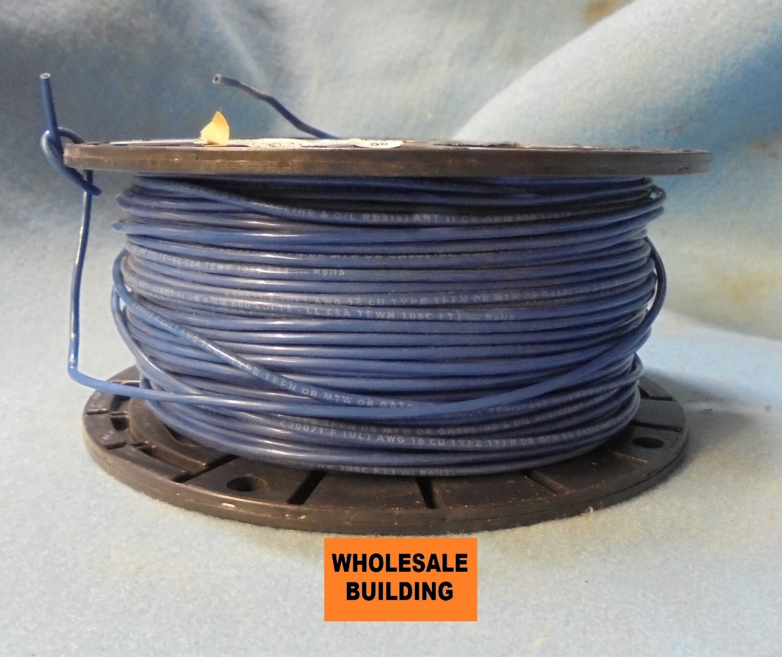UNBRANDED FIXTURE WIRE TFFN 1316/1452 16 AWG 600V LENGTH: 400 FEET BLUE