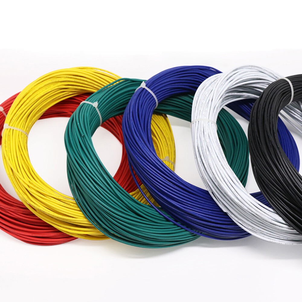 16 AWG~30 AWG Flexible Electronic Wire UL1007 Stranded Cable 12 Colors 300 Volt