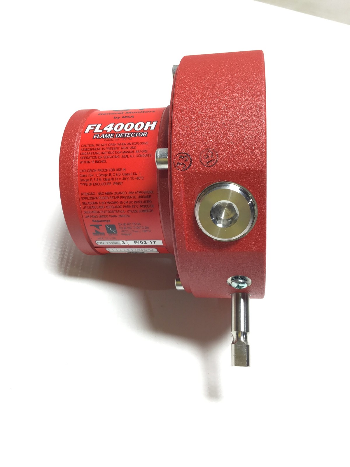 MSA General Monitors FL4000H Flame Detector P/N 7202794