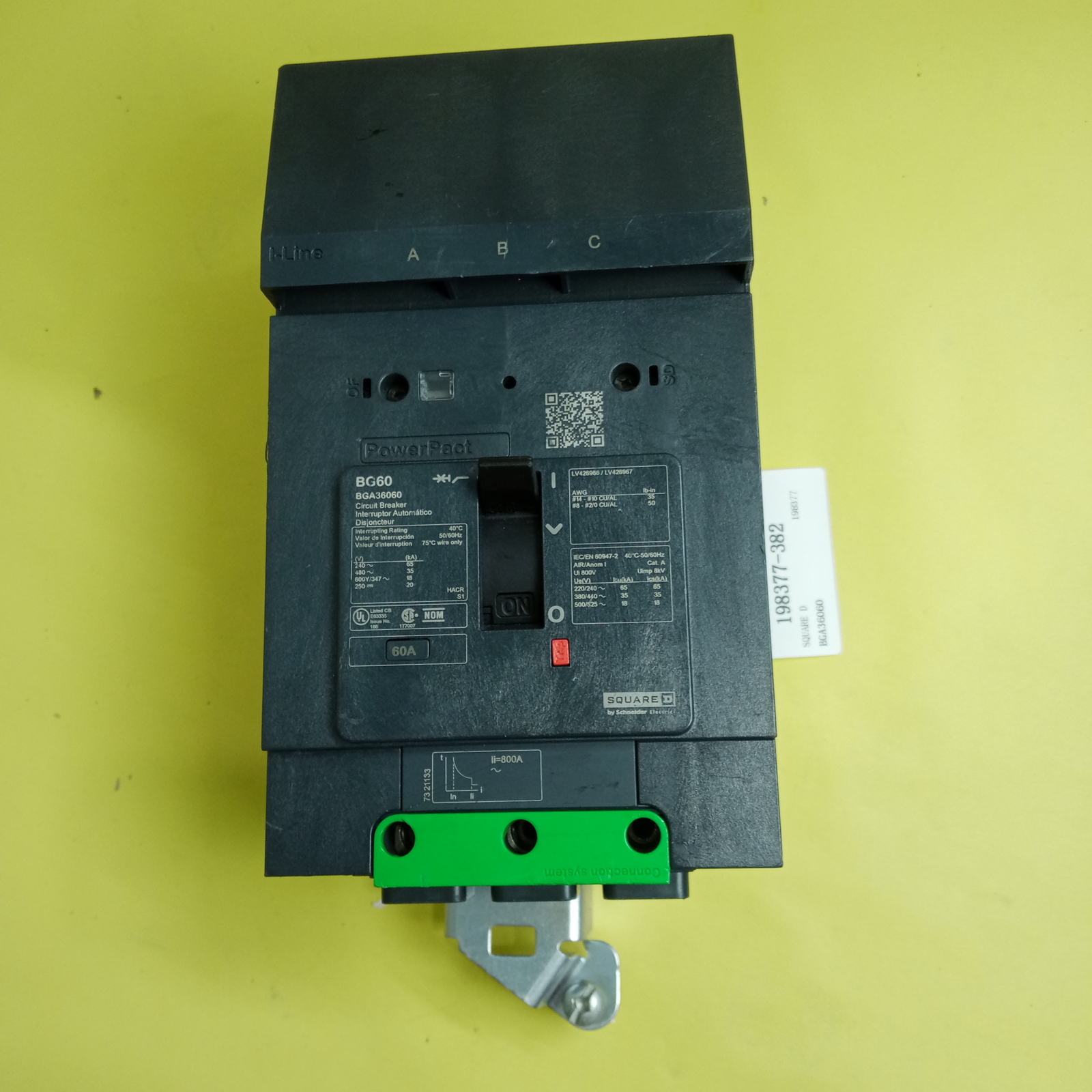 Square D Circuit Breaker BGA36060