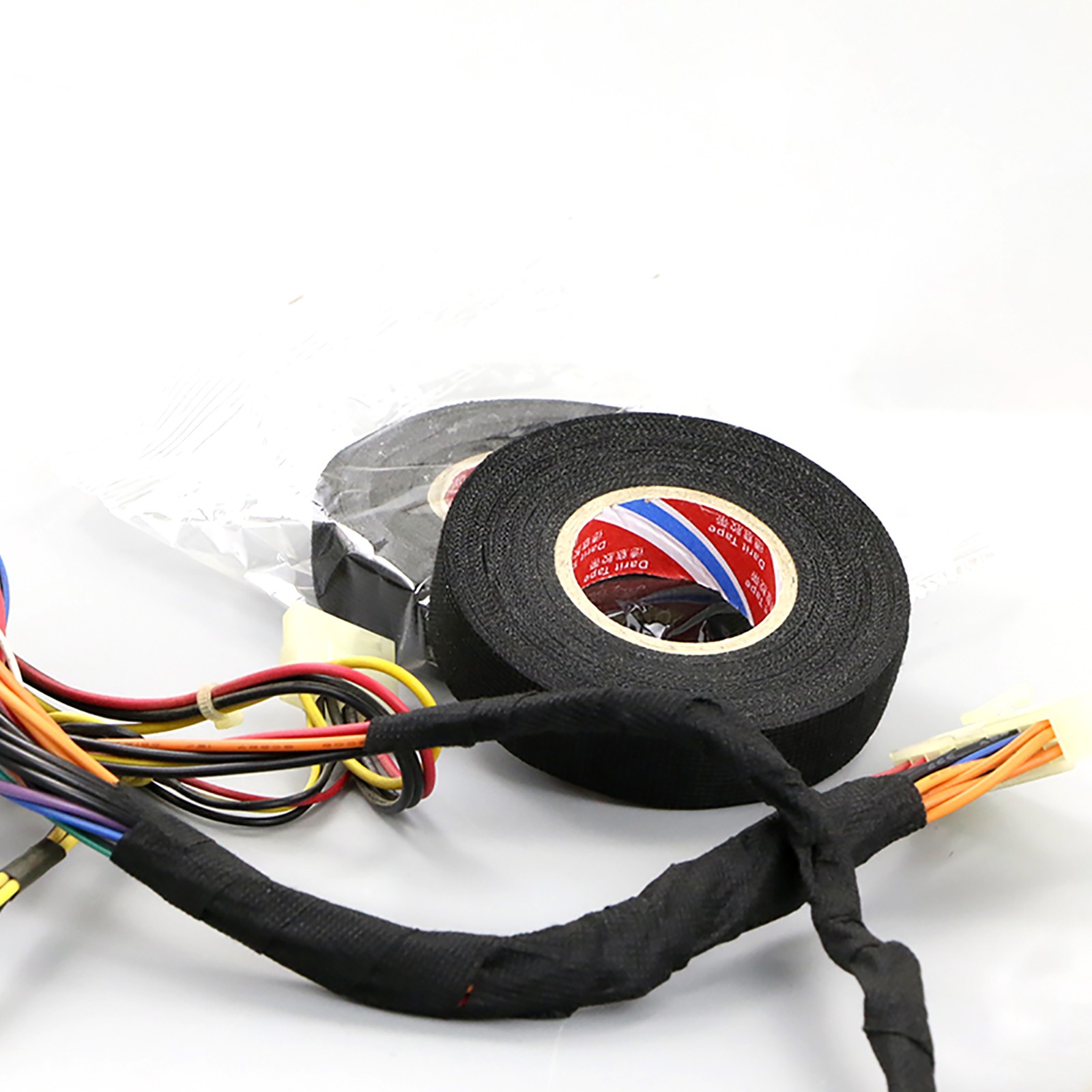 15m Cloth Tape Wire Electrical Wiring Harness car auto suv truck 19mm 25mm