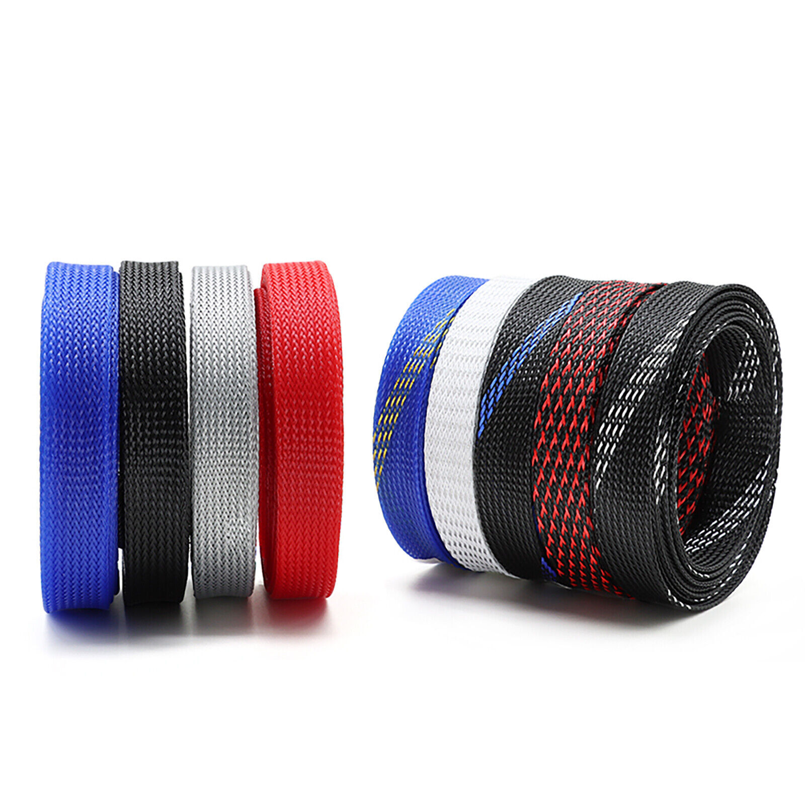 3/8″ PET Expandable Wire Cable Sleeving Sheathing Braided Loom Tubing Harness