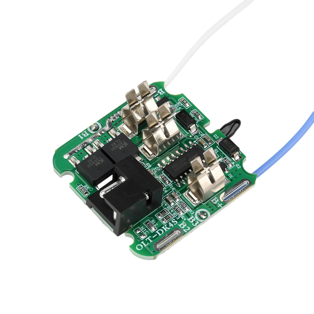 4S 16.8V 30A 18650 Li-ion Battery Protection Board BMS Dual MOS for Power Tools