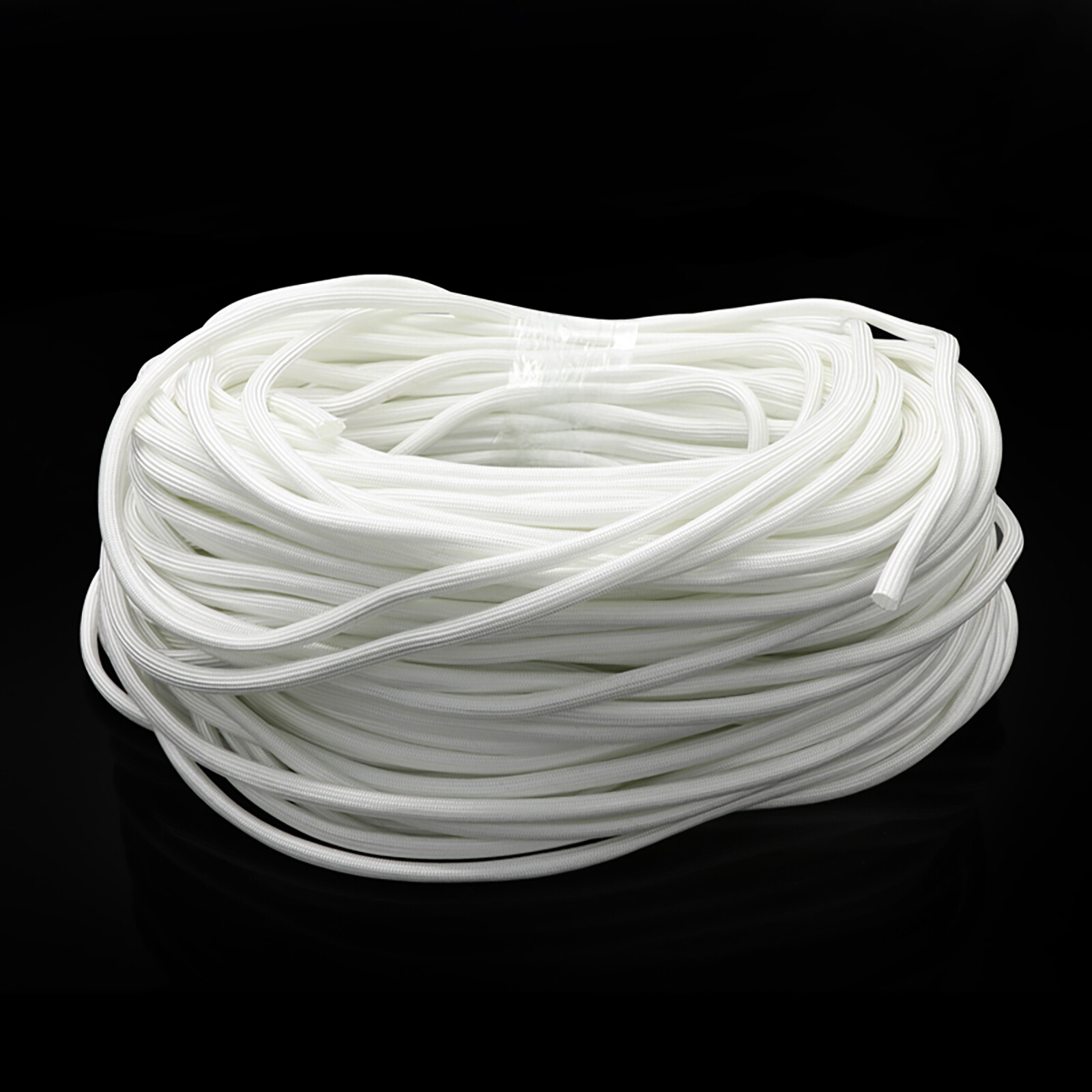 White/Black 600°C HIGH TEMP Fiberglass Sleeving Wire Cable Insulation Tube