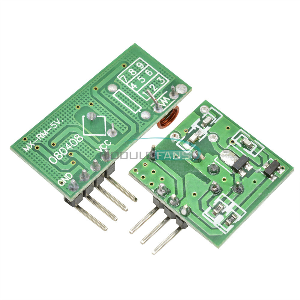 10PCS 315Mhz RF transmitter and receiver kit Module ARMMCU Raspberry Pi Arduino