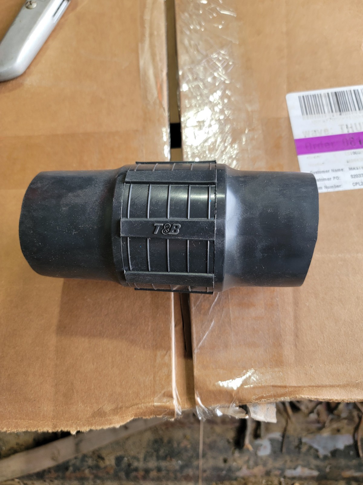 Ocal CPL2-G, 2″, Gray PVC Coated, Galvanized Steel, Rigid Conduit Coupling, 1 pc