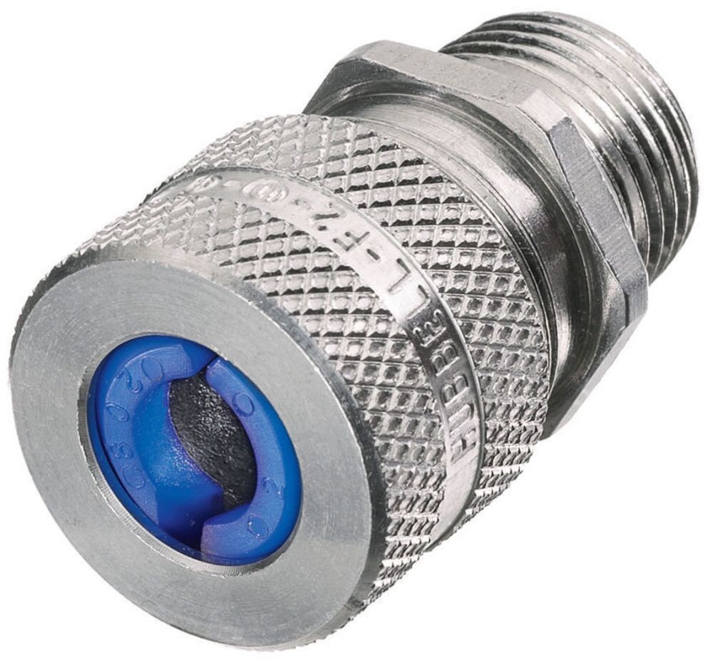 Hubbell SHC1033, 3/4″, 0.3 to 0.5″, Aluminum, Straight Male, Cord Connector, 1pc