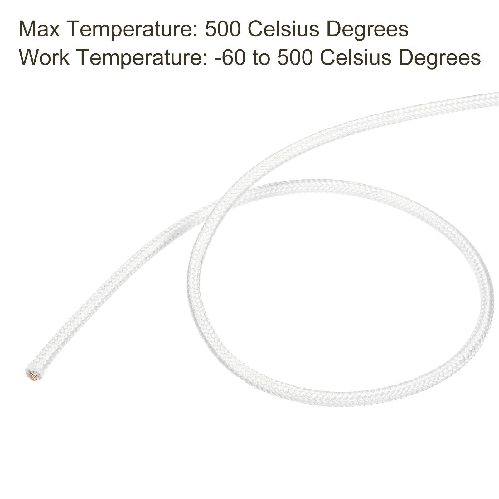 9.8ft 14AWG Electronic Wire High Temperature Electrical Mica Cable White