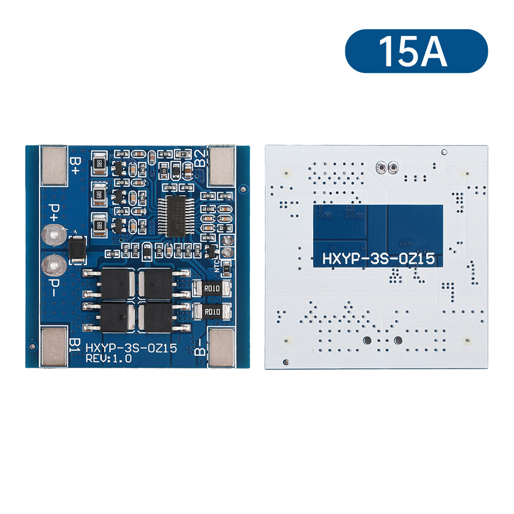 3S 12V 15/20/25/30A 18650 Lithium Battery Protection Board 11.1V 12.6V Balanced