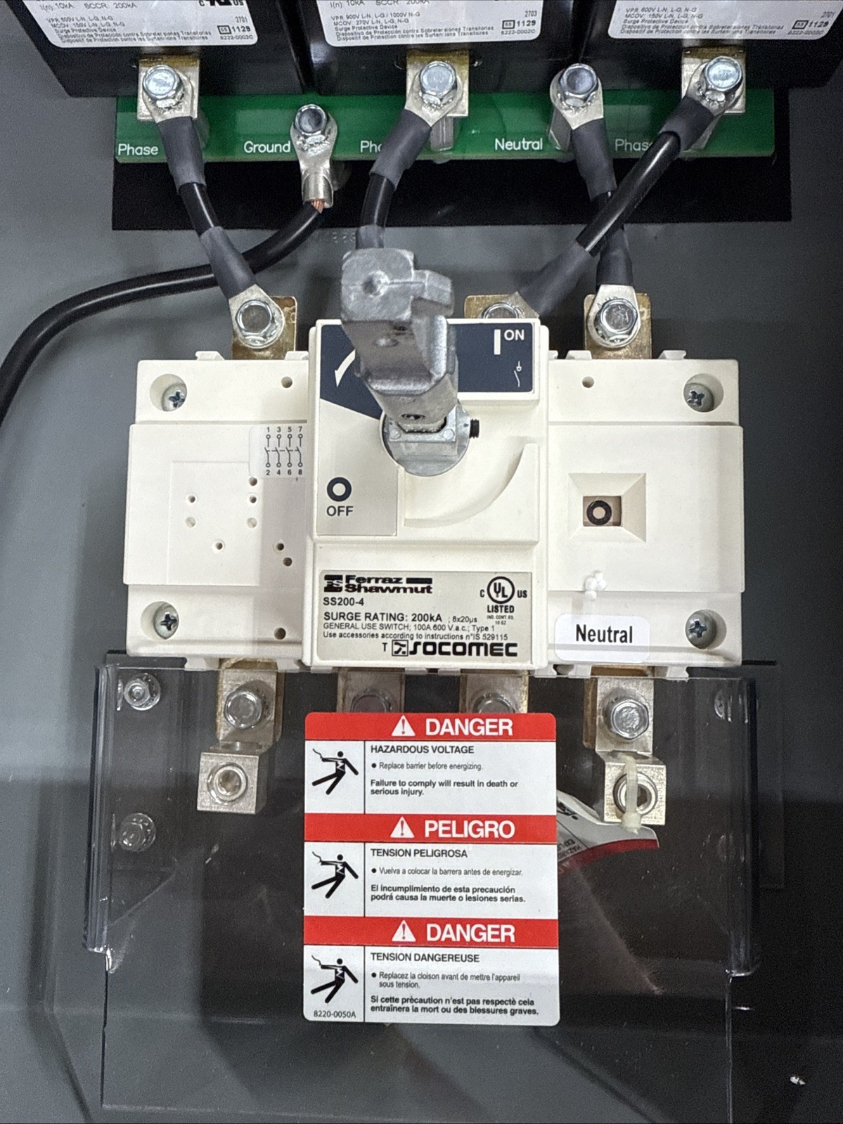 New SQUARE D TVS3EMA16AI Series 002 Enclosure Surge Protector 3-MA1IMA16 240/120