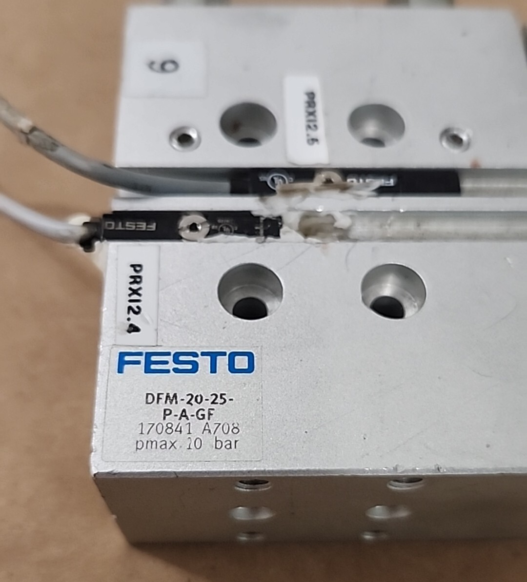 *PREOWNED* Festo DFM-20-25-P-A-GF Pneumatic Linear Slide 20mm Bore + Warranty!