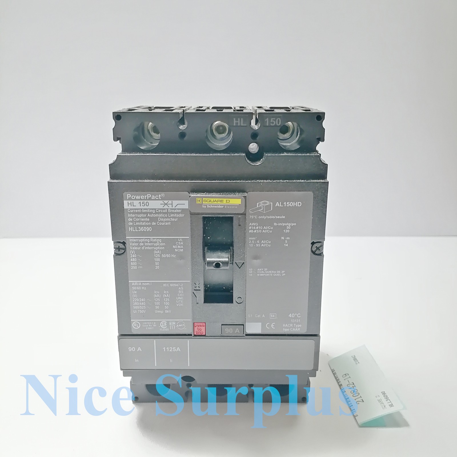 Square D Circuit Breaker HLL36090