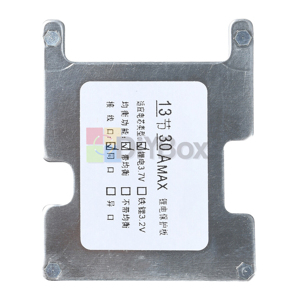 13S 48V 30A 18650 Li-ion Battery Protection Board BMS with Balance for E-Bike