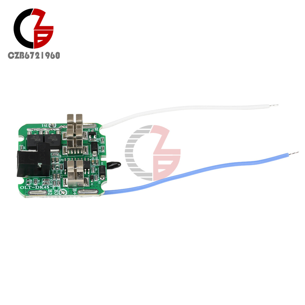 4S 16.8V 30A 18650 Li-ion Battery Protection Board BMS Dual MOS for Power Tool